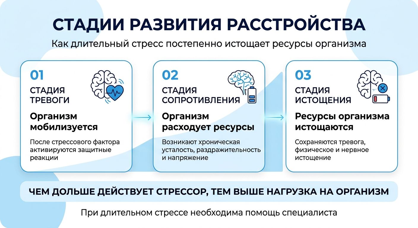 Лечение стресса в Суворове инфографика